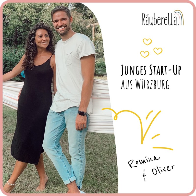 Räuberella Comforter, Teething Ring and Bib Baby Gift for Birth,