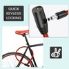 Bicycle Lock 2 Pieces Reinforced Cable 60 cm High Performance