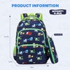 mygreen 3PCS Kids Backpack Set - Waterproof Bookbag with Lunch