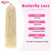Long Butterfly Locs with Goddess Locs Crochet Hair, 28 Inch,