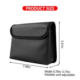 KHGUZ Car Trash Can, Magnetic Leather Vehicle Hanging Dustbin Container with Lid, Foldable Waterproof Leakproof Automotive Suspended Garbage Storage Box, Universal for SUV, Truck, RV