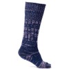 Mongrel Socks Pure Merino Wool Socks - Navy Pink, Small