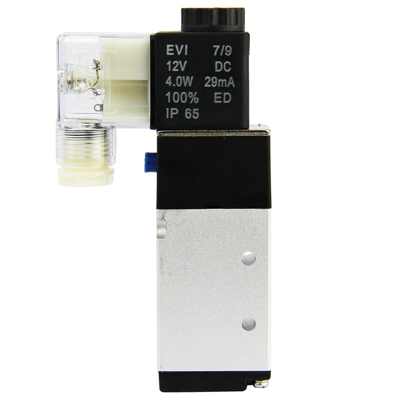 1/4" NPT 5 way 2 Position Pneumatic Electric Solenoid Valve