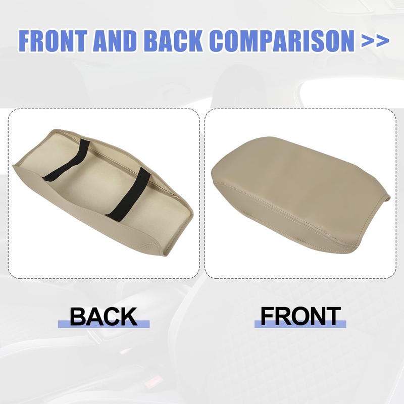 Unifizz Car Center Console Cover Armrest Seat Box Cover Protector