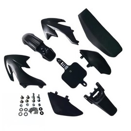 CLEO Black Plastic Body Kit with Black Seat for CRF50 XR50,Made in China 50cc Pit Bikes Dirt Bike taotao - Fender Fairing Replacement Parts