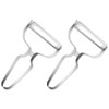 2Pcs Kitchen Speed Peeler, Stainless Steel Y-Shaped Potato/Vegetable/Fruit Peeler with