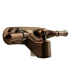 Dura Faucet DF-SA110C-ORB RV Tub & Shower Faucet Valve Diverter with Classical Handles (Bronze Finish)