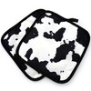 Cow Print Extra Large Pot Holders 4 Pack, Potholders and