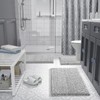 Yimobra Fluffy Toilet Rugs U Shaped, Shaggy Soft Comfortable Non