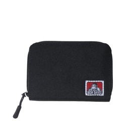 BEN DAVIS Wallet, Round Zipper, Ben Davis, Men's Wallet, Women's Wallet, Black