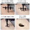 Free-cone, Auger Drill, Circular Cutting for Woodworking, Includes Hex Wrench