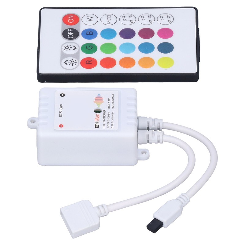 24 Keys Smart LED Remote Control RGB Wireless Controller 16