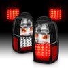 AmeriLite for 1996-2002 Toyota 4Runner LED Replacement Black Tail Lights