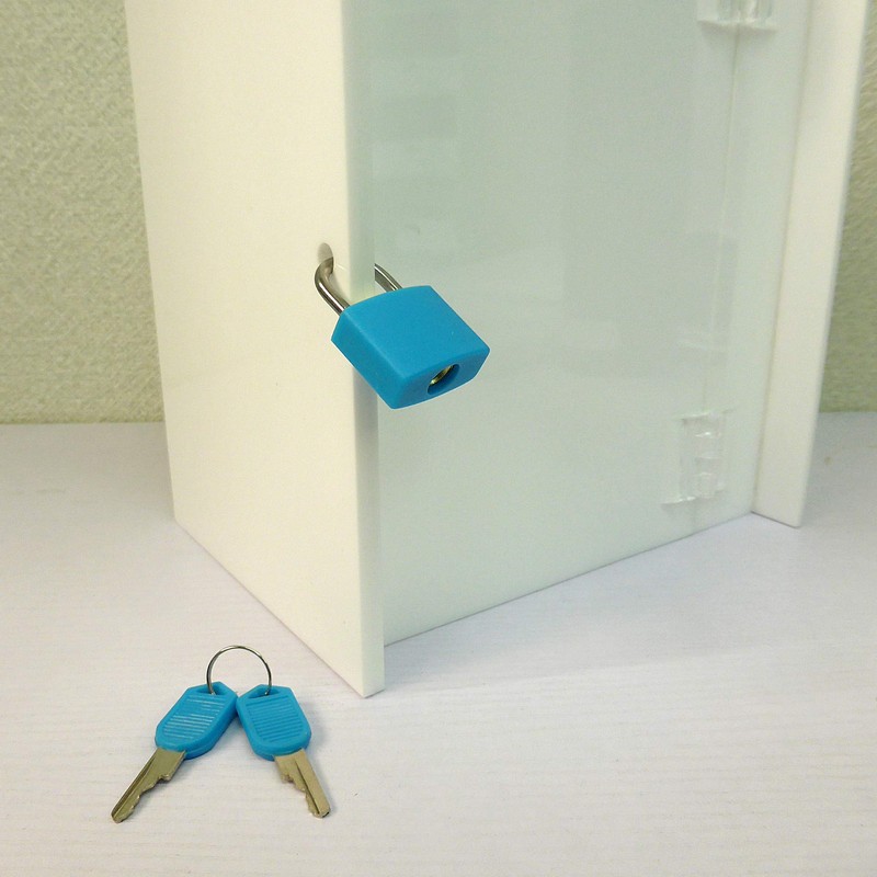 Aoakua Acrylic Keyed Questionnaire Box Money Box Donation Box Charity