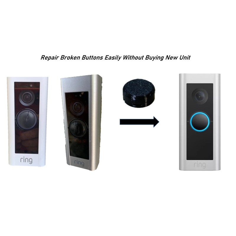 Ring Premium Replacement Buttons for Ring Doorbell Pro (4-Pack) -
