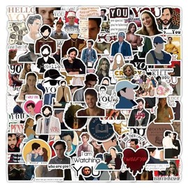 Pack of 100 Drama You Stickers, Vinyl Funny Thriller TV Stickers for Laptop, Skateboard, Car, Bicycle, Luggage, Water Bottle, Waterproof, Cute Cartoon American Drama Sticker for Teenagers, Boys, Girls