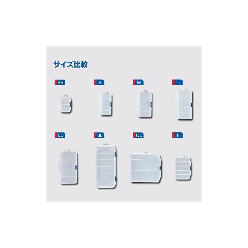 MEIHO SFC Lure Case, M, Clear