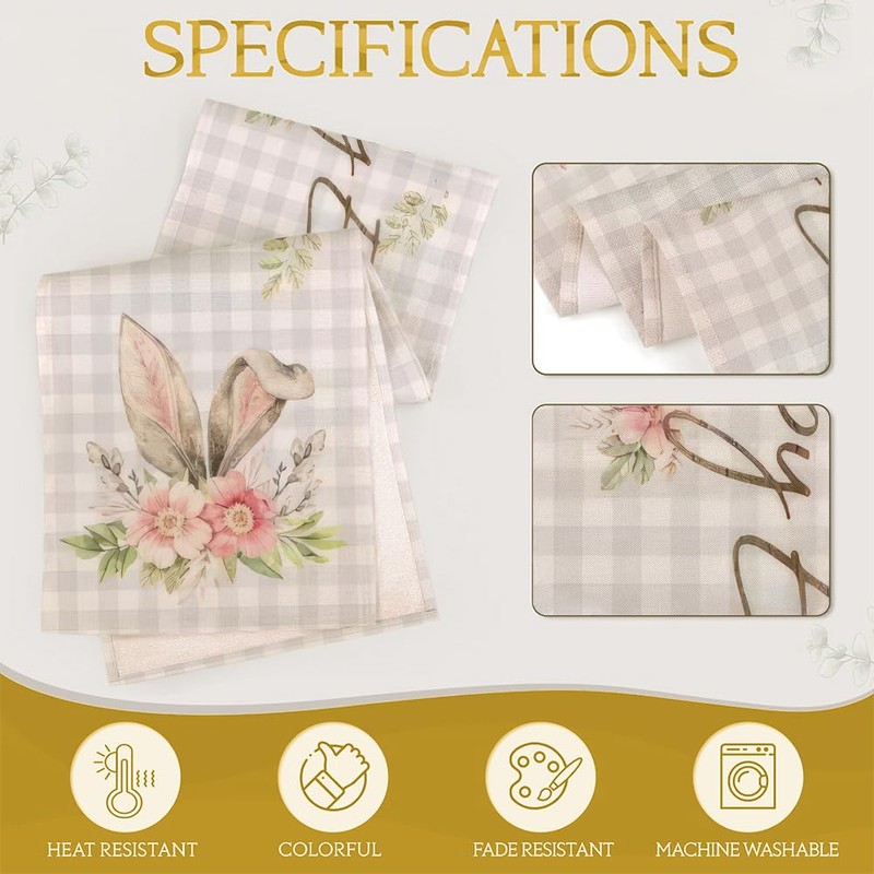 Easter Table Runner 40 x 180 cm – Modern Table