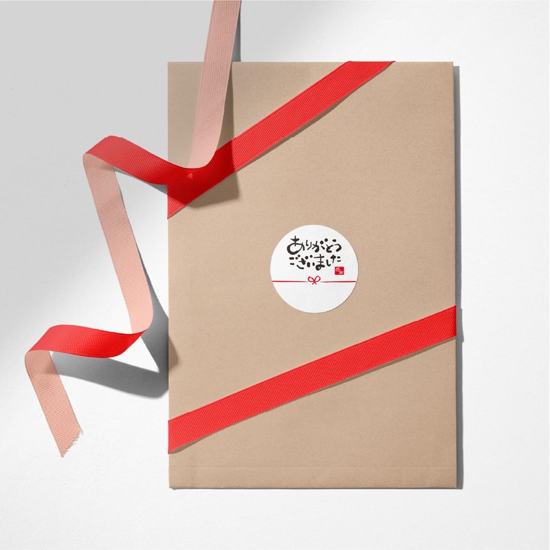 gift-ippo Thank You Stickers, 72 Sheets, 1.6 inches (4 cm),