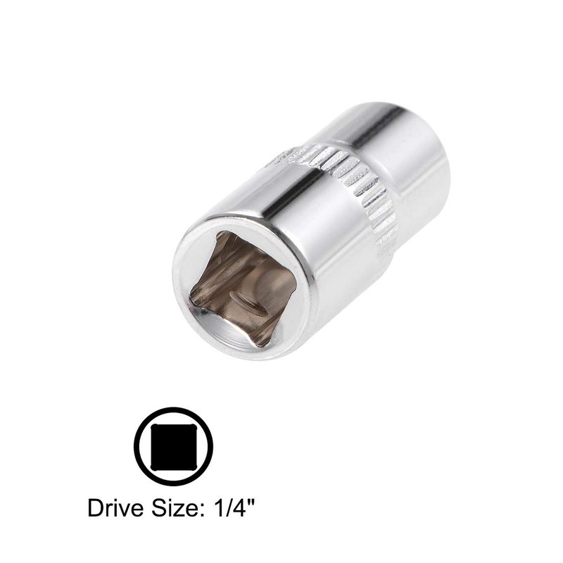 uxcell 1/4-Inch Drive External Torx Shallow Socket Set E4 E5