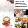 GoldleafKing Pack of 2 Small Sticky Rice Basket Size 3.5