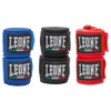 LEONE 1947, AB705P 3 Pairs of Bandages Black/Blue/Red, 4.5 m