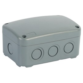 EGIZPY EG-038 IP66 Outdoor Weatherproof Universal Electronics Enclosure Project Dark Grey Conduit Junction Box 4.93"X3.39"X2.44"Medium