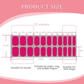 QTTRPCU 20 pcs Selbstklebende Nagelfolie UV Härtend, Selbstklebende Hel Nail Sticker