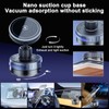 UOEPOWA 360° Rotating Vacuum Suction Phone Holder, 15W Charge Magnetic