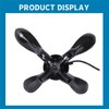 Silscvtt Black Folding Grapnel Anchor Boat Anchor for Small Boats