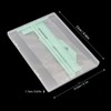 ciciglow Complete Bookbinding Ruler Kit,Metal Scrapbooking & Kit,Complete Great Stencils