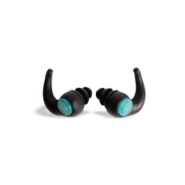 Arena - Tapones para los oídos unisex para nadar, moldeables, cómodos, de silicona suave, accesorios de natación para niñas y niños, artículos esenciales de natación, color negro y azul agua, 1 par