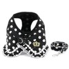 SMALLLEE_LUCKY_STORE No Pull Polka Dot Small Dog Puppy Cat Harness
