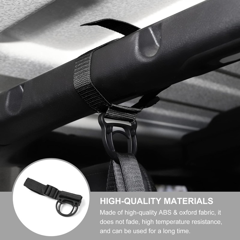 Jimen Upgrade Car Coat Hanger, 2 Pack Roll Bar Clothes