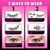 Veleasha Lashes Manga Eyelashes DIY Lash Spiky Lash Clusters Natural