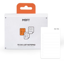 MOFT to Do List Notepad for The Snap Flow, Designed for Key to-dos, Card-Sized with Rounded Corners, Smooth to Write on, 16 Packs