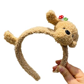 TQUXNGA Bären-Haarband, Stirnbänder, praktisches Haar-Accessoire für Damen, Haarschlaufe für Gesichtswäsche und Fotografie