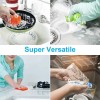 OstWony 3PCS Silicone Dish Sponges – Food-Grade, Multi-Purpose & Gentle