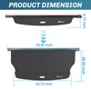 Nilight Trunk Cargo Cover for Jeep Grand Cherokee L 3