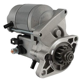 New Starter Compatible with/Replacement for Kubota Osgr, 12 Volt, Cw, 13 Tooth 17423-63012, 228000-7610, -1;
