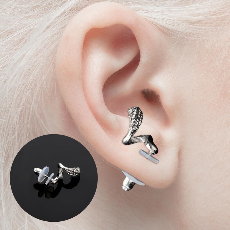 Clear Piercing Disc for Piercing Bump Silicone Healing Non Pull