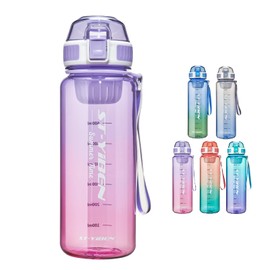 TSQIBU Water Bottle, 28.7 fl oz (850 ml), Large Capacity, Plastic, Ultra Lightweight, Cold and Heat Resistant, Portable, Leak Proof, BPA-Free, Unisex, Adults, Kids, Outdoors, Sports, Climbing, Camping