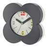 Orla Kiely Flower Alarm Clock, Analog Clock, 6.3 inches (16
