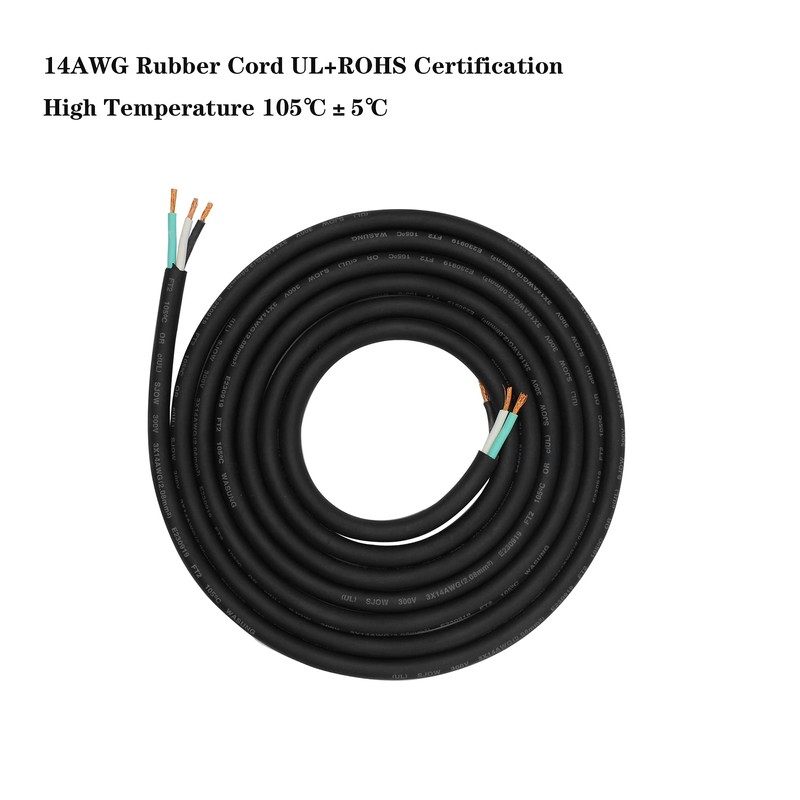 Toronce Hand-Built PowerCon Cable AC 14 AWG Power Cable for