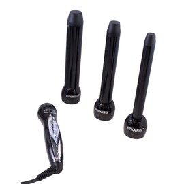 Proliss Trio Diamond Collection Curling Irons, Black, 1 Pound