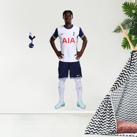 Themed Tottenham Hotspur Wall Sticker - Bissouma 24/25 Player + Spurs Decals Football Art (LIFESIZE)