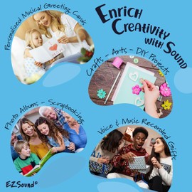 EZSound Module for DIY Audio Cards - Easy to Record - 120 Seconds Recording - High Sound Quality