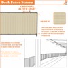 AwnPro 2.5' x 15' Residential Commercial Privacy Deck Fence Privacy