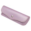 Tacy CY-6338B-16 Glasses Case, Stylish, Women's, Cute, Semi-Hard Case, Button
