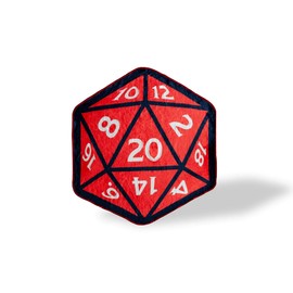 Just Funky Dungeons And Dragons D20 Fleece Throw Blanket | 20-Sided Dice | 52 x 48 Inches